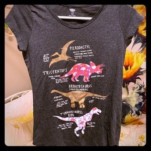 Size XL (14) Girls / Woman’s S/M Dinosaur top